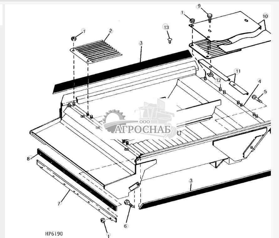 PRECLEANER CHAFFER FRAME 